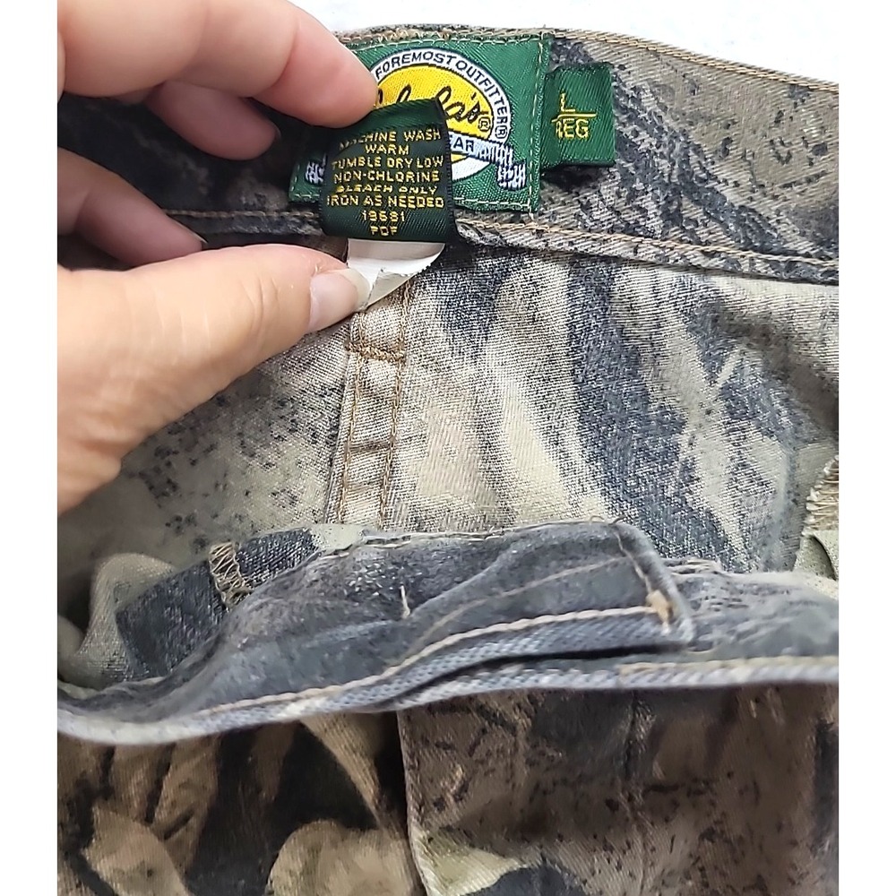 Vintage Cabelas Camo Hunting‎ Pants sz Lg Outdoors - Picture 3 of 9